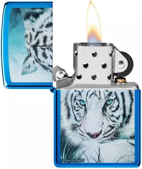 Zippo Αναπτήρας Flamme in Weiß Farbe