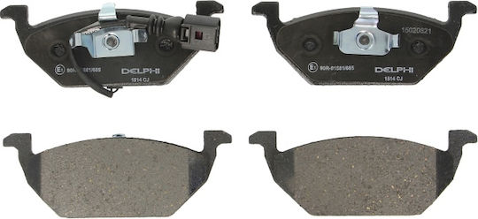 Delphi Σετ Τακάκια Εμπρός για Audi A1 / A2 / A3 Bentley Continental Seat Altea / Cordoba / Ibiza / Leon / Toledo