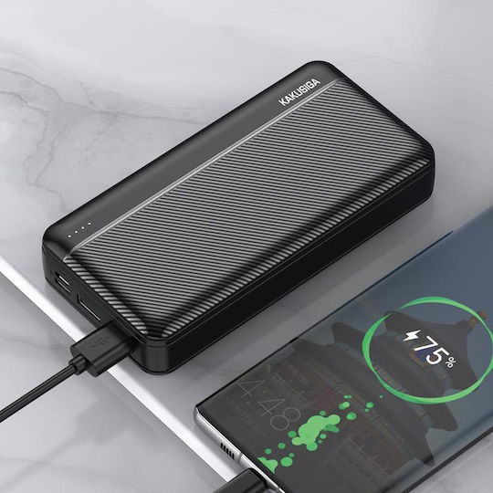 KAL Electronics KSC-1085 Power Bank 18000mAh με 2 Θύρες USB-A και Θύρα USB-C Μαύρο