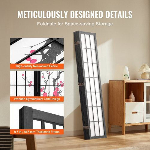 Vevor Διακοσμητικό Παραβάν Ξύλινο 242x170cm