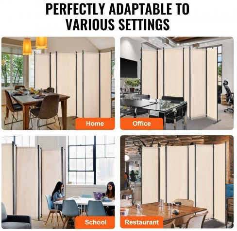 Vevor Decorative Room Divider Fabric 311x180.5cm