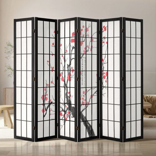 Vevor Decorativ Paravan Lemn 242x170cm
