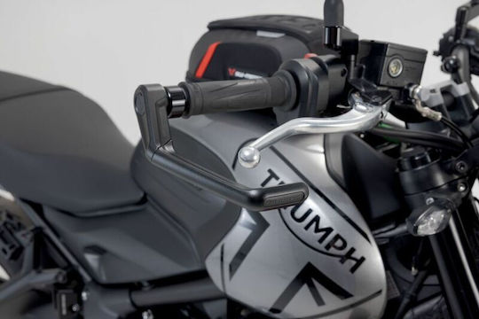 SW-Motech Motorcycle Lever Guards Triumph Trident Black