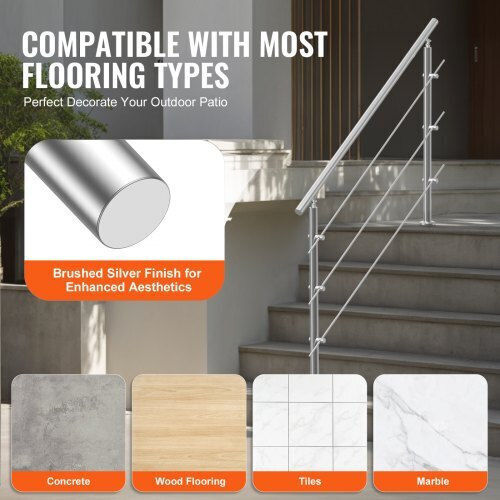 Vevor Handrails 59in Outdoor Steps 3 Crosses Porch Deck Bxgslzfs150cbu3ngv0