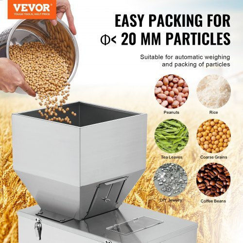 Vevor Automatic Particle Filling Machine 10-1000g Stainless Steel Weighing Machine Seeds Tea Grains Ldsklfzjbzd15egl0v2