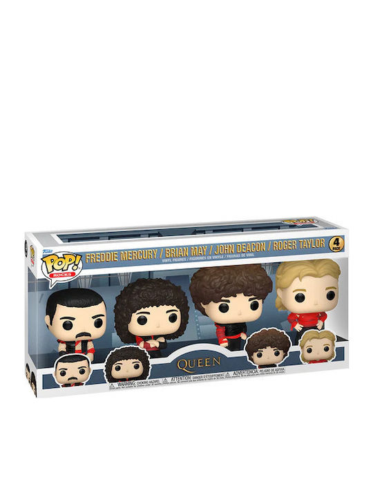 Funko Pop! Rocks: Freddie Mercury, Brian May, John Deacon, Roger Taylor Radio Gaga (Pack 4) 4τμχ