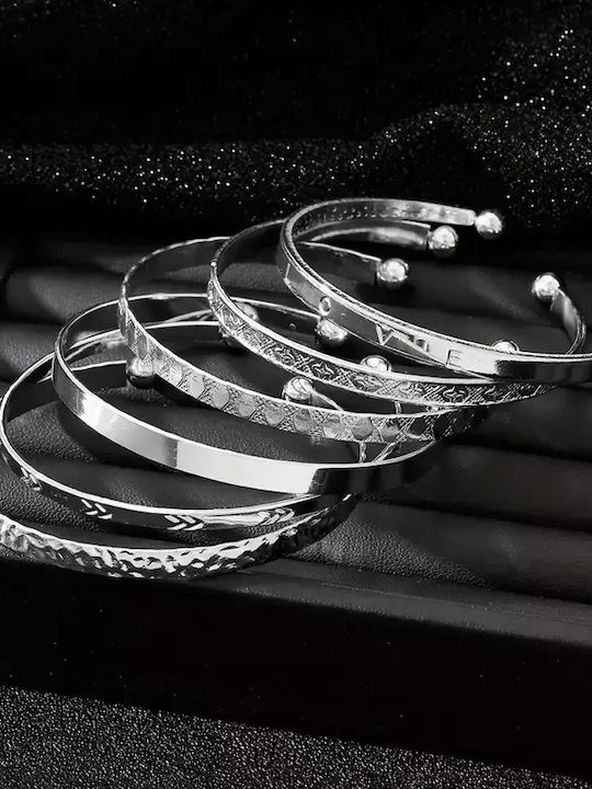 Damen Set Armbänder aus Silber