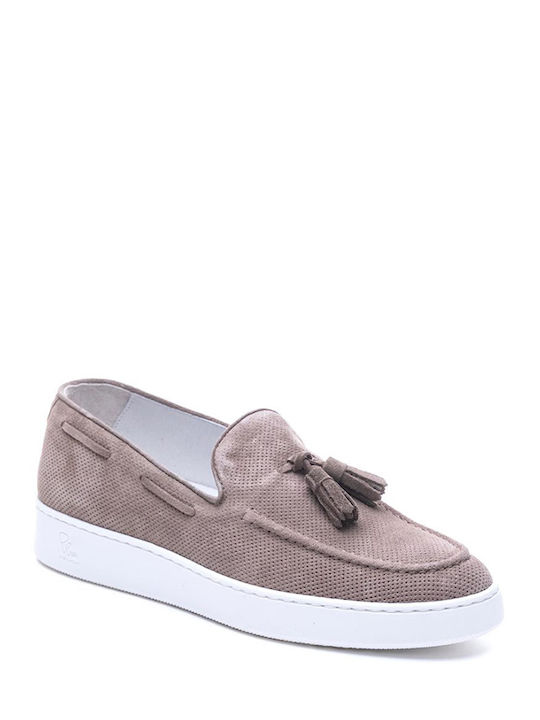 Suede Ανδρικά Loafers σε Γκρι Χρώμα