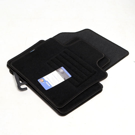 Petex Set of Front and Rear Mats 4pcs for Volvo XC 90 2015+ Black