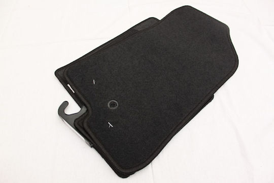 Petex Satz Vorder- und Hintermatten 4Stück aus Teppichboden für Jeep Patriot 2008+ Schwarz