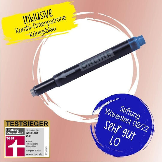 Online Kalligraphie Feder Stub 1.4mm mit Schwarz Tintenfarbe