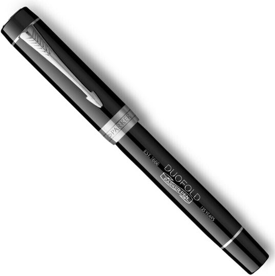 Parker Duofold Module Stilou Medium Cu Cerneală Neagră