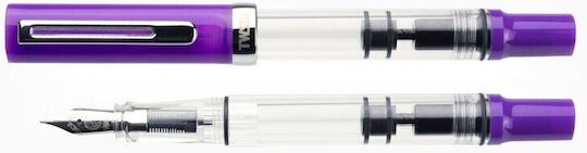 Twsbi Piston Filling Πένα Καλλιγραφίας Stub με Μπλε Μελάνι
