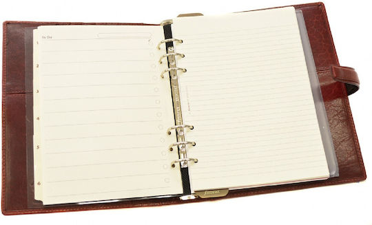 Filofax Organiser A5 Lockwood Täglich Veranstalter Leder 20.5x25.5cm (Μiverse Farben)