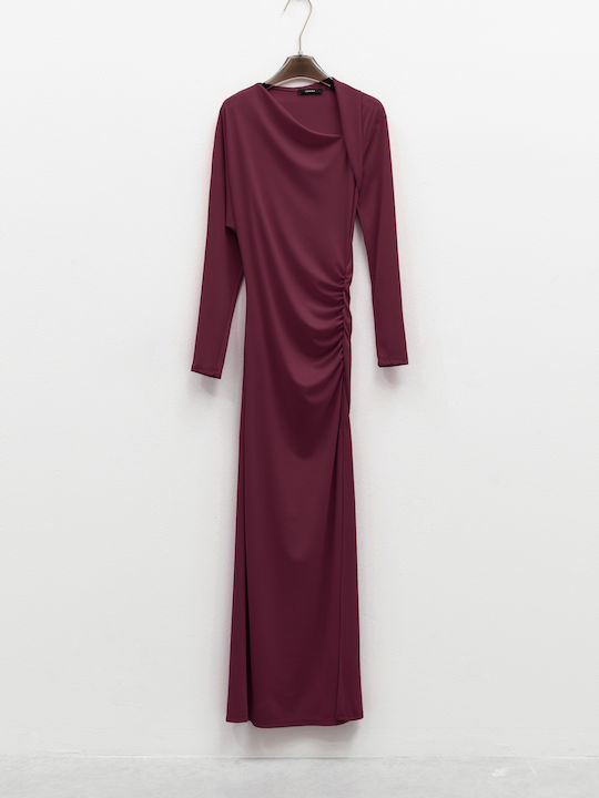 Maxi Φόρεμα για Γάμο / Βάπτιση Bordeaux
