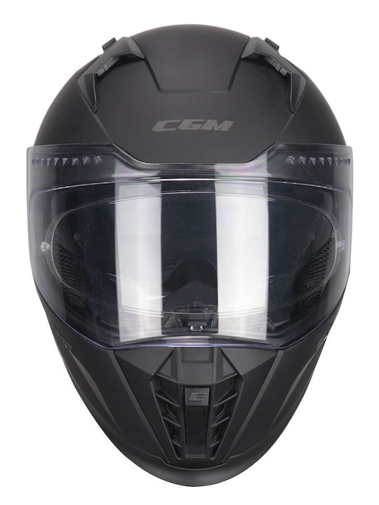 CGM Blast Mono 311A Black Matt Motorcycle Helmet Full Face ECE 22.06 1550gr with Pinlock and Sunvisor