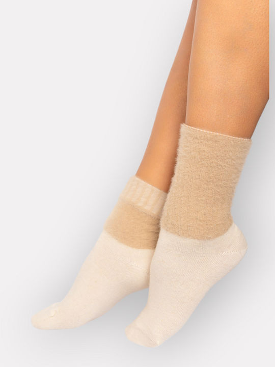 Pro Socks Γυναικείες Κάλτσες Εκρού