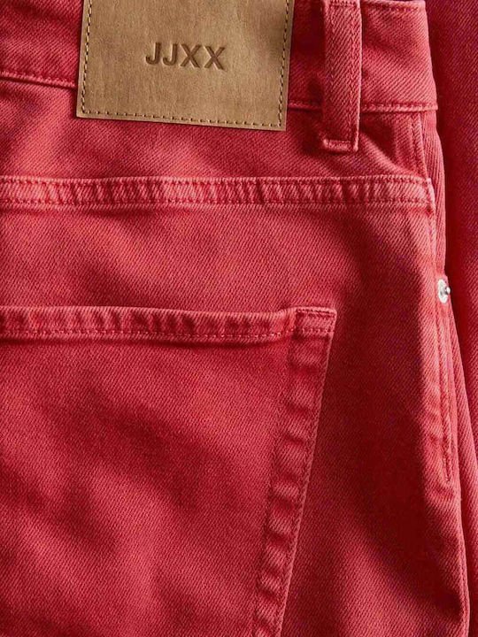 Γυναικείο Jean Παντελόνι σε Wide Γραμμή Racing Red