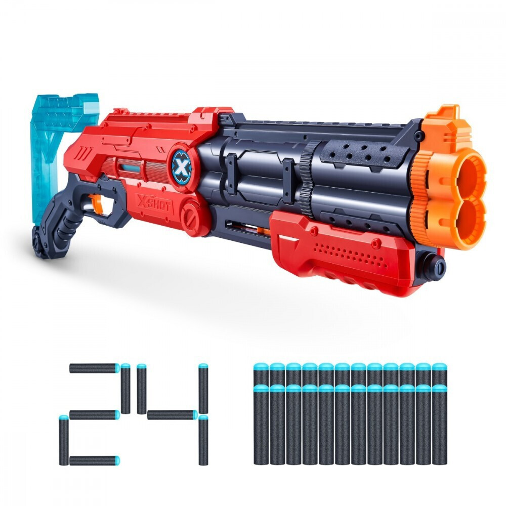 Zuru X-Shot Excel Vigilante Pistol pentru copii 36437 Kόκκινο