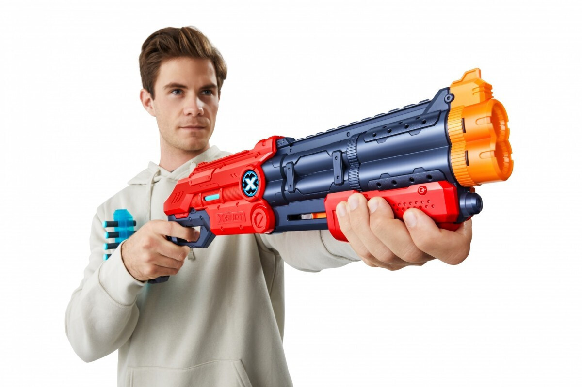 Zuru X-Shot Excel Vigilante Arme Cu Săgeți Din Spumă Roșii