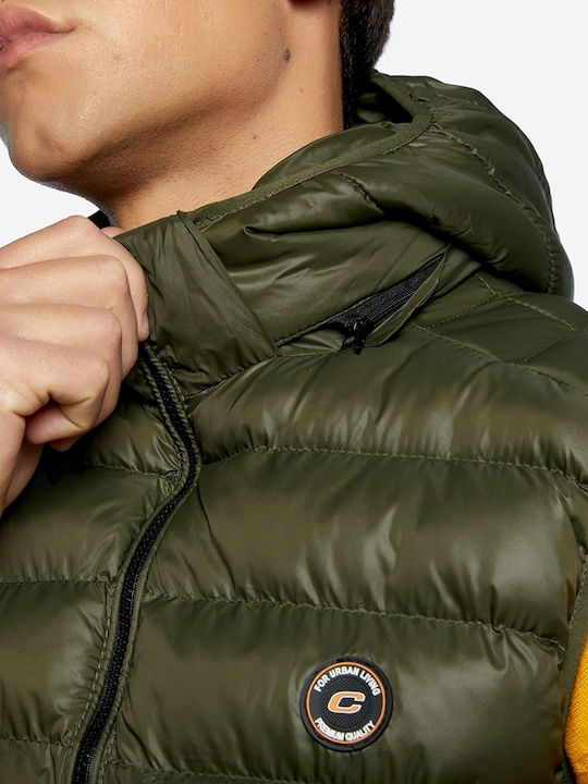 Αμάνικο Μπουφάν Puffer Xaki