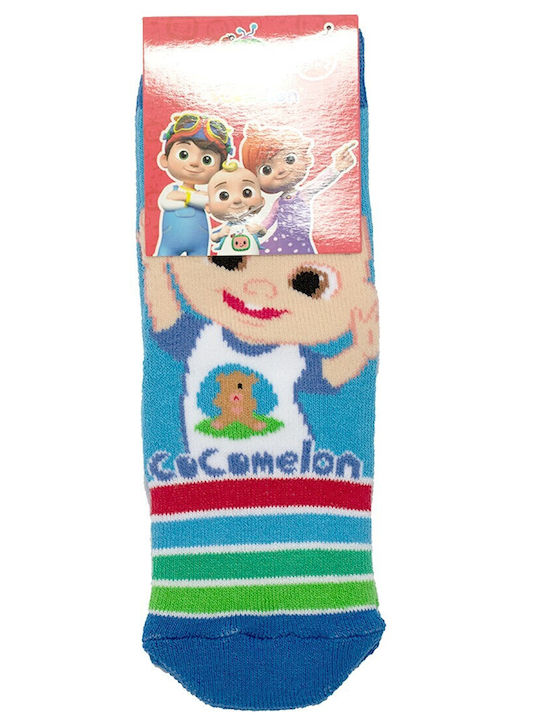 Kids' Socks Non-Slip Cocomelon Blue