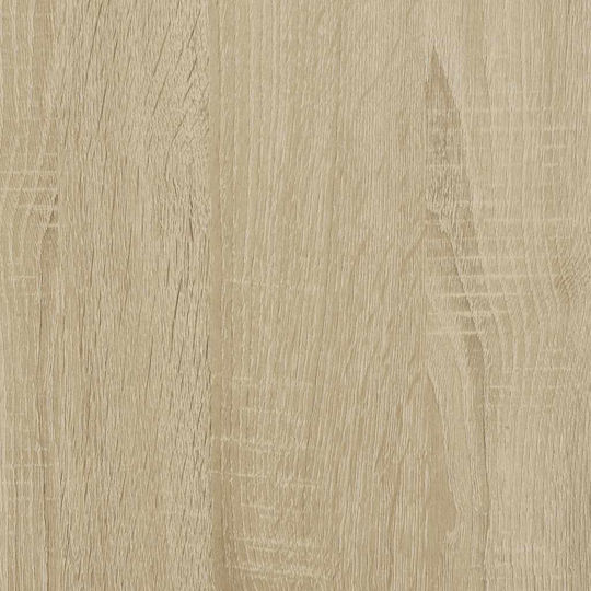 Wooden & Metallic Chest of Drawers Sonoma Oak 70x41x70cm