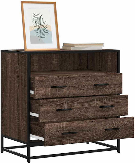Συρταριέρα Κρεβατοκάμαρας Brown Oak 70x41x70cm