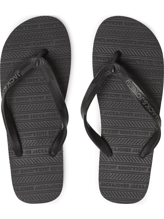 Jack & Jones Flip Flops Μαύρα