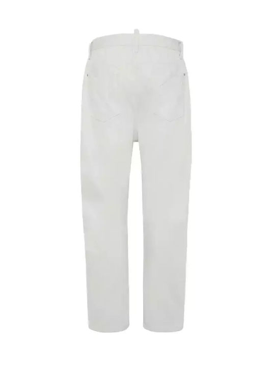 Men's Jeans Pants with Regular Fit Off White
