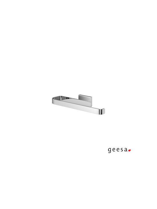 Geesa Κρίκος Μπάνιου Μονός με Βίδες ​28x4cm Inox Ασημί