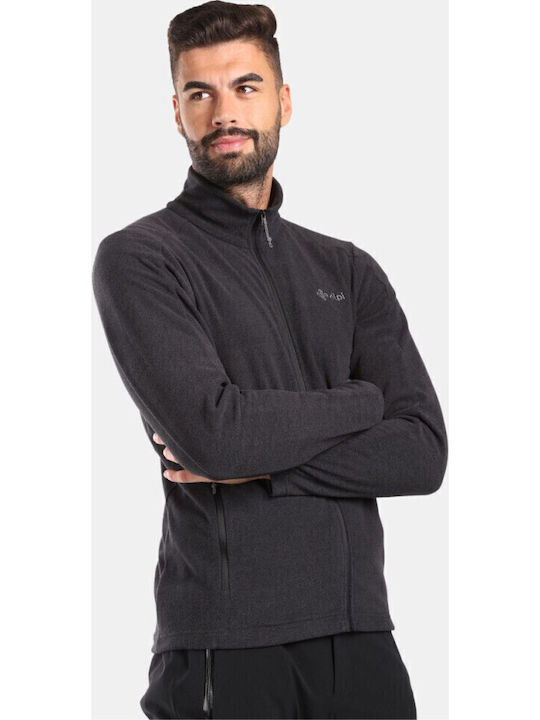 Men's Fleece Cardigan Black