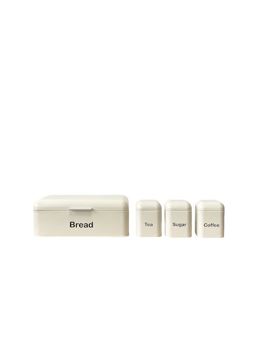 Cryspo Trio Bread Box Metallic 43x23x17cm