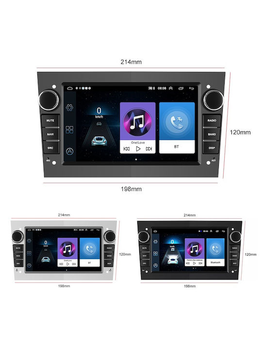 Sistem Audio Auto pentru Opel Corsa / Astra / Vectra / Zafira / Antara / Meriva (Bluetooth/USB/WiFi/GPS/Apple-Carplay/Android-Auto) cu Ecran Tactil 7"