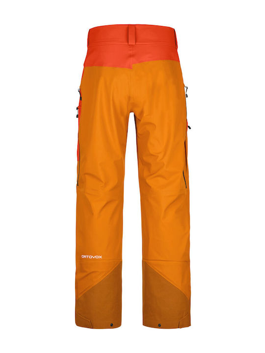 Ortovox Men's Hiking Long Trousers Orange