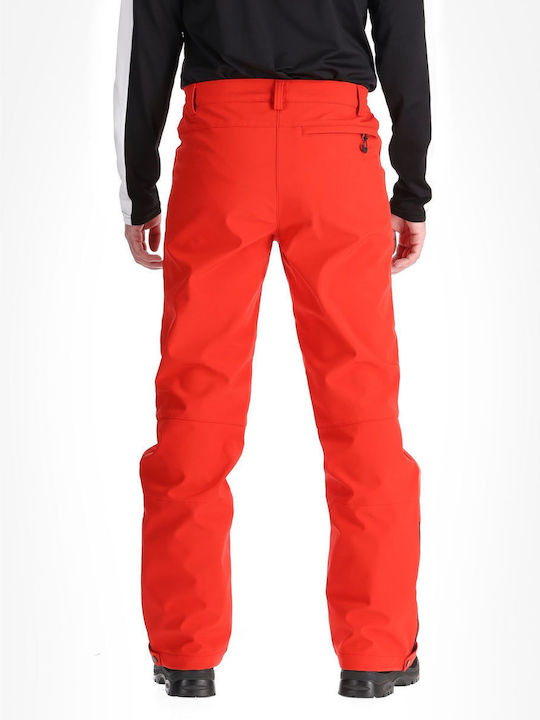 Icepeak 57010542-640 Men's Trousers for Ski & Snowboard Soft Shell Red