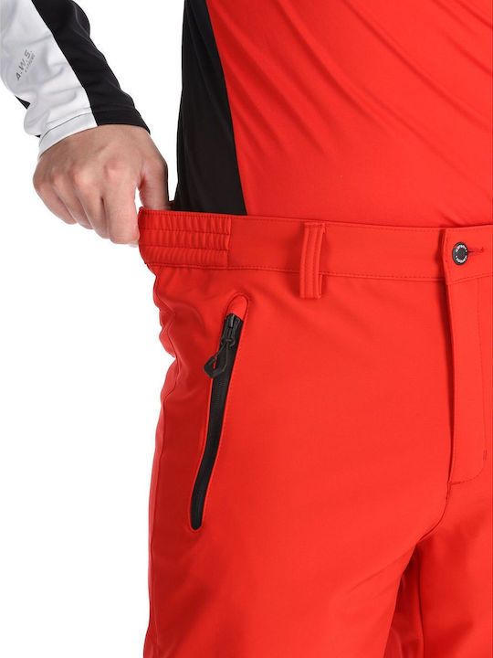 Icepeak 57010542-640 Men's Trousers for Ski & Snowboard Soft Shell Red