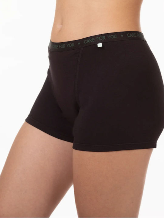 Femi.eko Allbody Menstruations-Shorts Schwarz