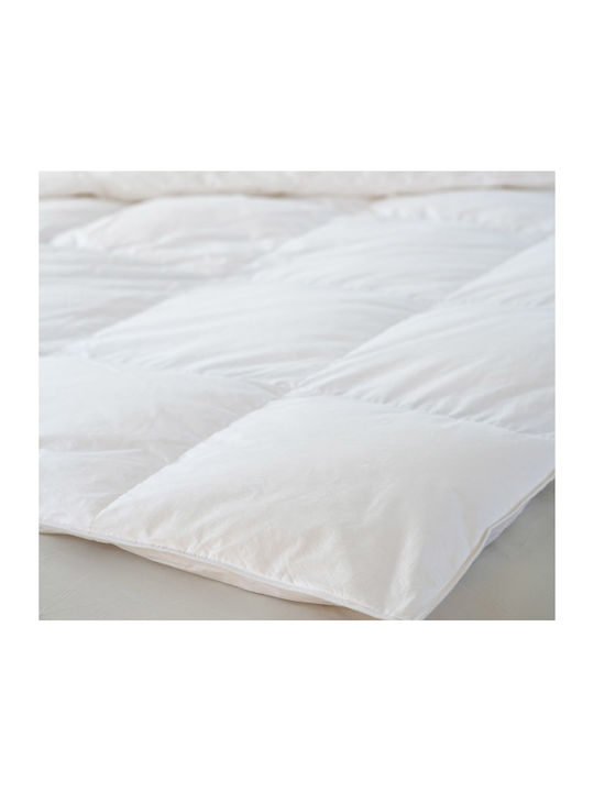 Bettdecke Großes Doppelbett 220x240cm Weiß