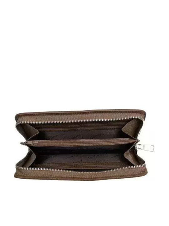 Leather Women's Wallet Classic Brown