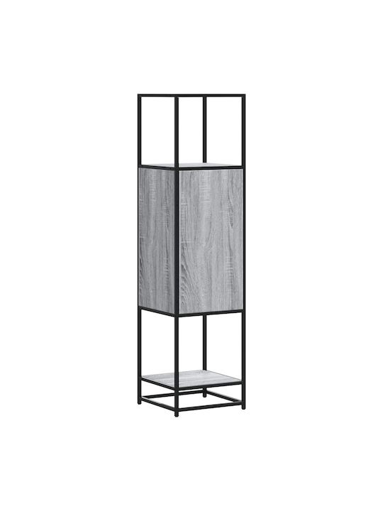 Cabinet Storage Made of Metal & Wood L35.5xW35xH139cm