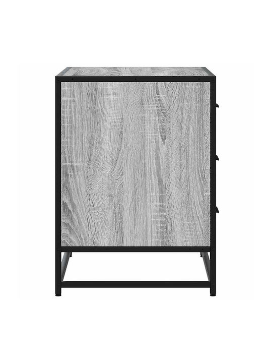 Συρταριέρα Κρεβατοκάμαρας Grey Sonoma 70x41x56cm