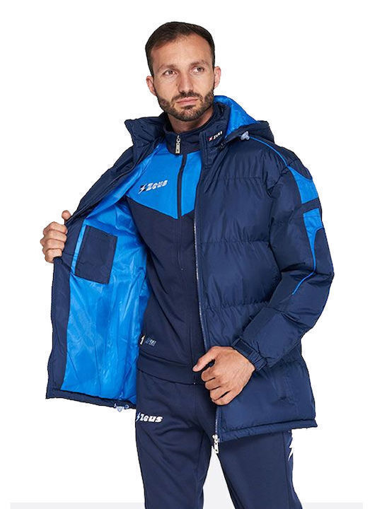 Giubbotto Rangers Зимно Мъжко Puffer Синьо/Роял