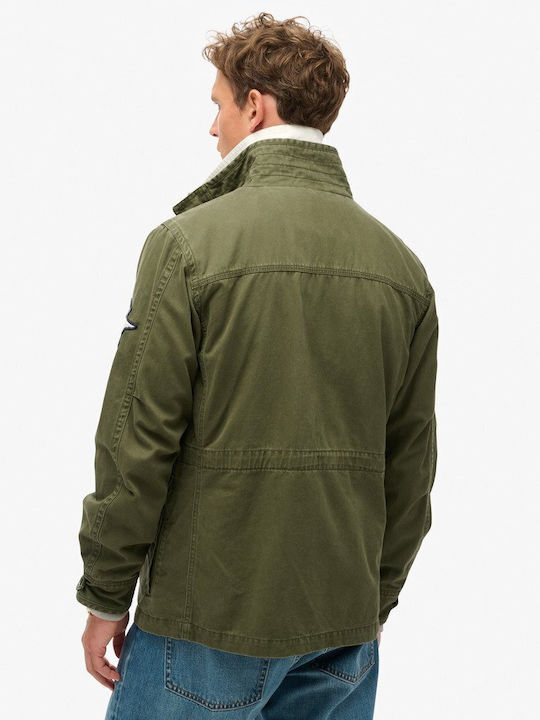 Superdry M D3 Ovin Patched Jacket Army Khaki Green