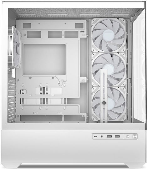 Sharkoon Sharkoon AK6 RGB Gaming Midi Tower Κουτί Υπολογιστή με Πλαϊνό Παράθυρο Μαύρο