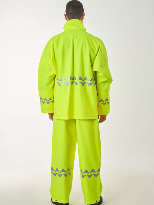 Anorak Αδιάβροχο Κοστούμι Street R-ii Long Φθορίζον Κίτρινο