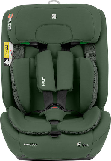 Kikka Boo i-Flit Baby Car Seat i-Size with Isofix Army Green 9-36 kg