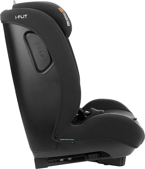 Kikka Boo i-Flit Baby Car Seat i-Size with Isofix Black 9-36 kg