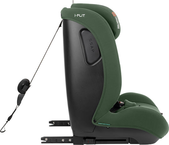 Kikka Boo i-Flit Baby Car Seat i-Size with Isofix Army Green 9-36 kg