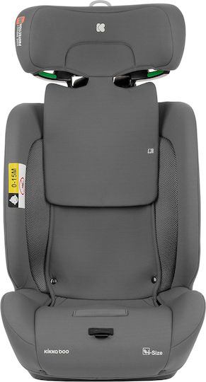 Kikka Boo i-Flit Baby Car Seat i-Size with Isofix Light Grey 9-36 kg